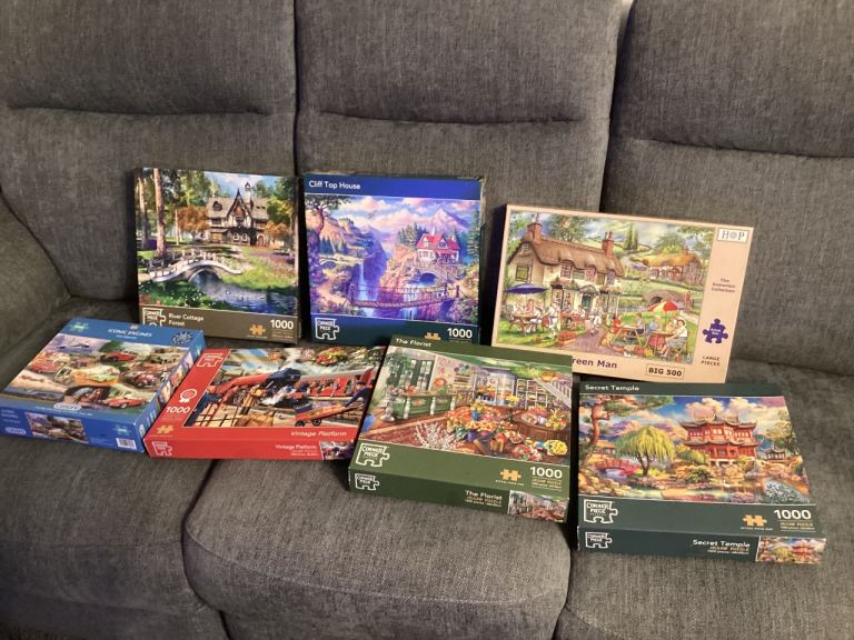 Various jigsaw puzzles.  All complete and in very good condition.