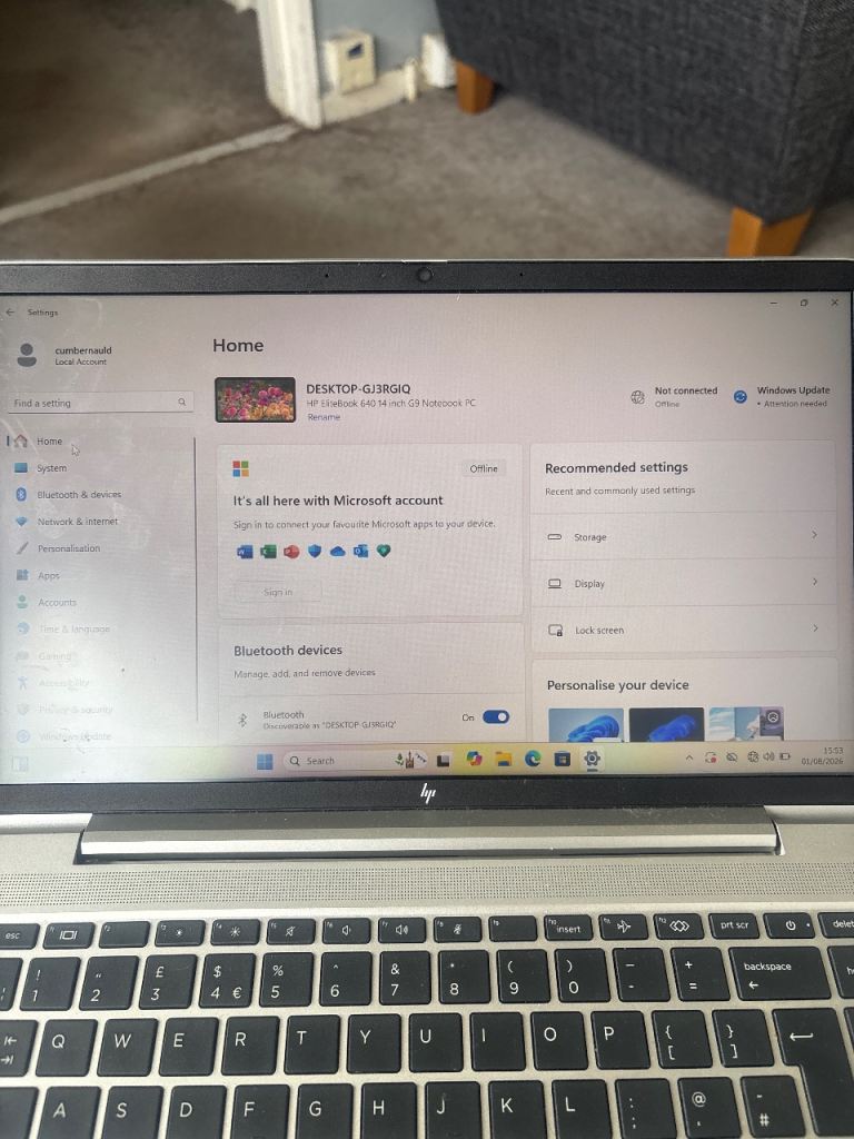 HP EliteBook 640 G9 – 16GB RAM, 512GB SSD – Fast Laptop