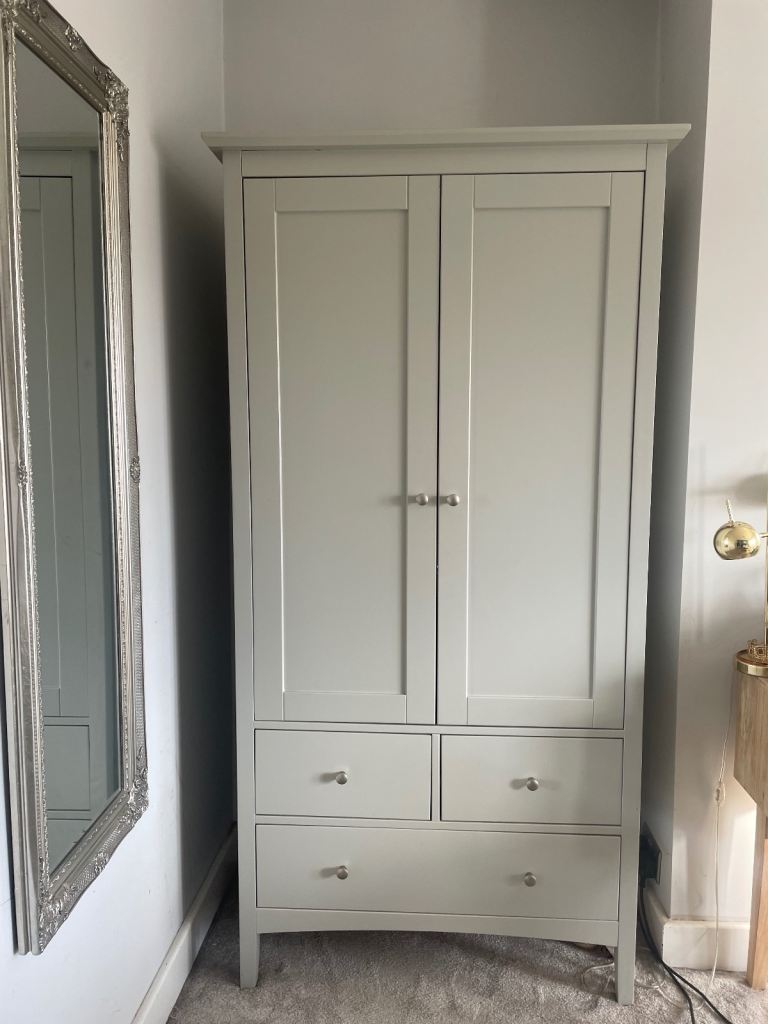M&S Grey Hastings Double Wardrobe x 2