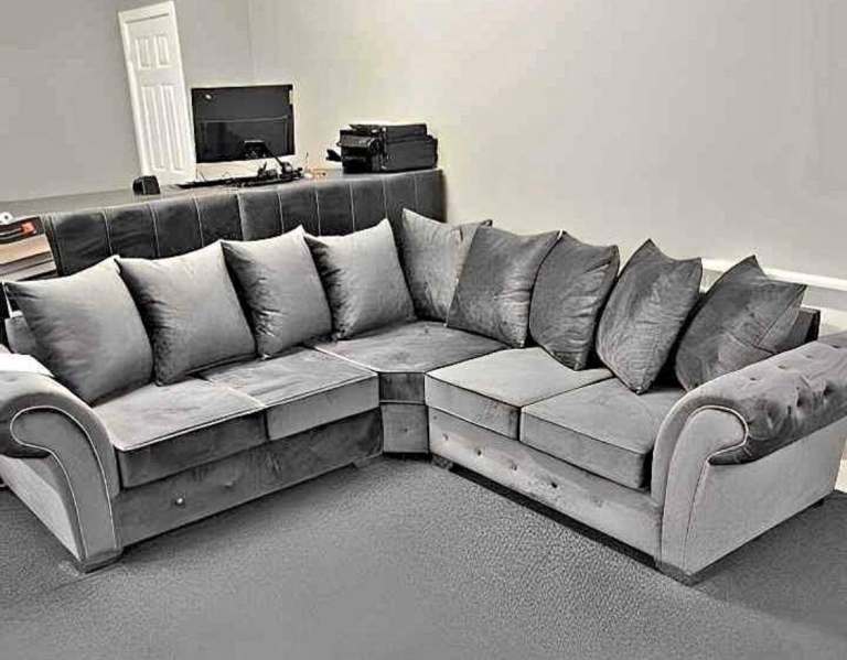 Stylish Ashwin 3 2 Seater Sofa L Shape Sofa With Cushion 
