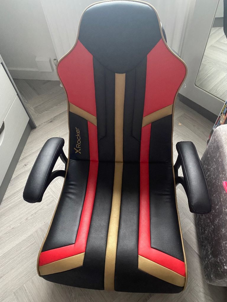 X Rocker Phoenix 2.1 Audio Gaming Chair With Subwoofer - Red