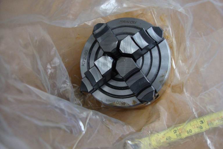 NEW Clarke Metalworker 4 Jaw 80mm Independent Chuck for CL300M