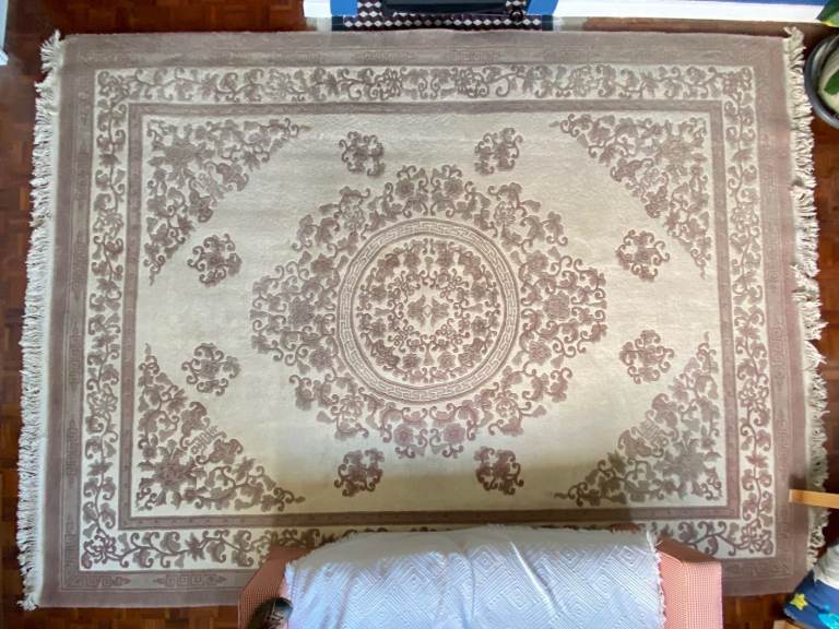 Very Large (over 9ft x 12ft), Heavy and Thick (~17mm) Living / Dining Room Traditional Oriental Rug