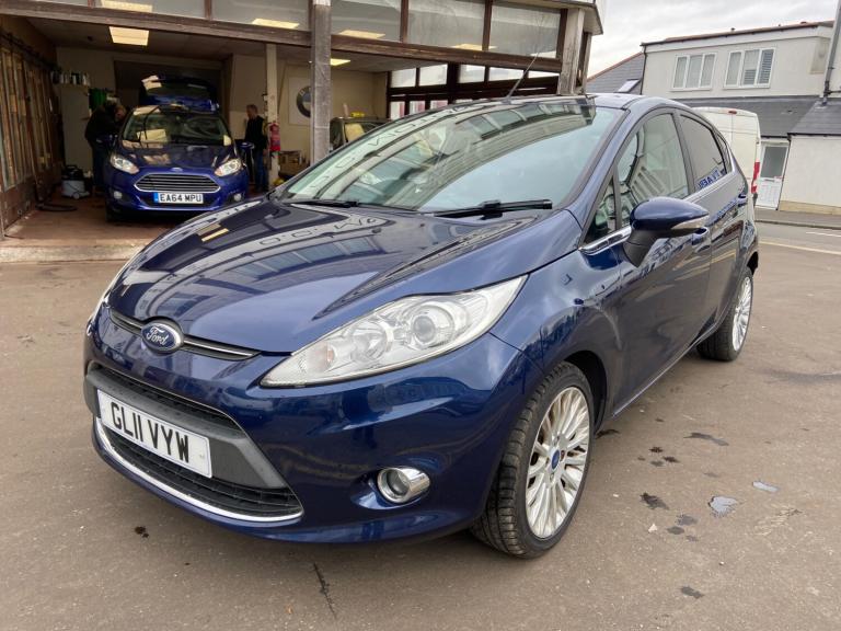 2011 Ford Fiesta 1.4 Titanium 5-Door FSH Met Ink Blue Low Miles