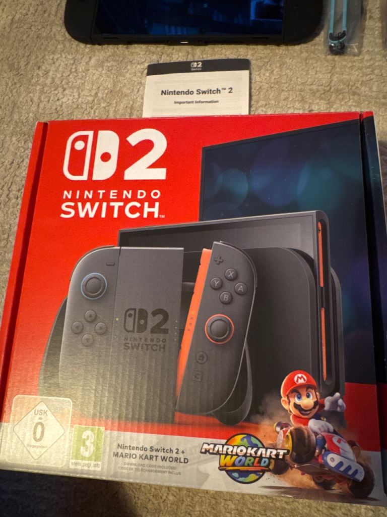 Nintendo Switch 2 Console with Dock and Joy-Cons, Good Condition for Sale