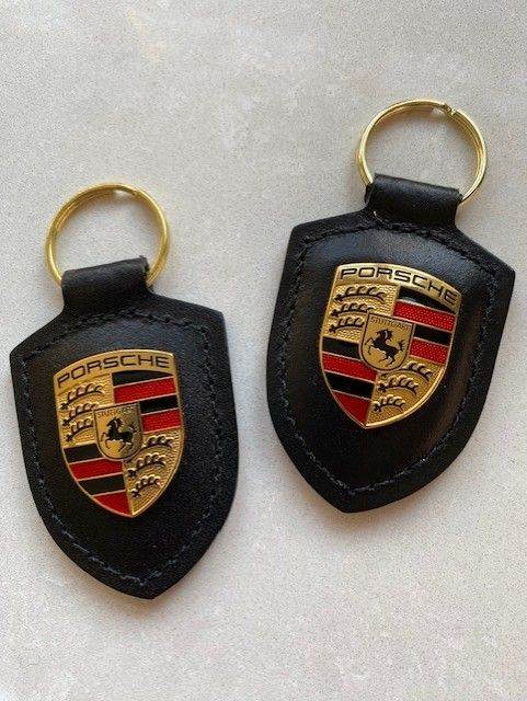 Genuine Brand New Pair of Porsche Keyrings