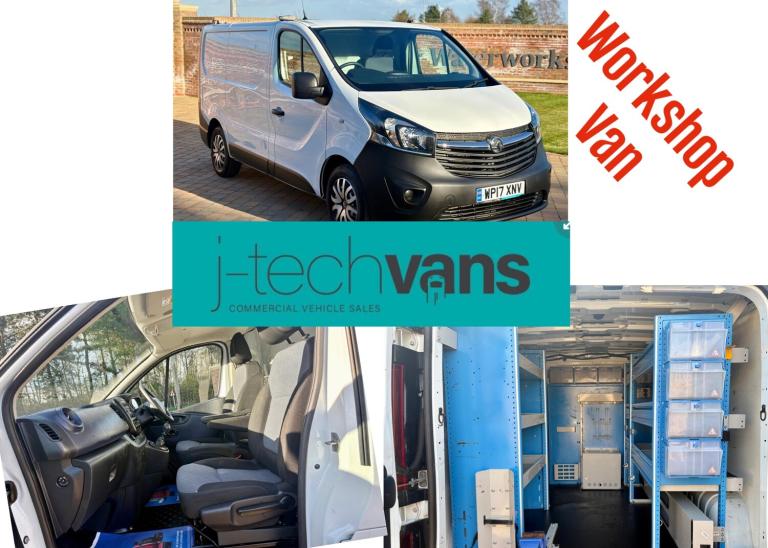 2017 Vauxhall Vivaro 2900 1.6CDTI ecoFLEX L1 H1 Van ***Workshop Van*** PANEL VAN Diesel Manual