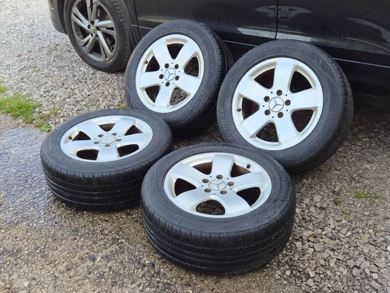 🌟Genuine Mercedes Vito viano 16 inch alloy wheels 5x112 with MATCHING TYRES 6m++