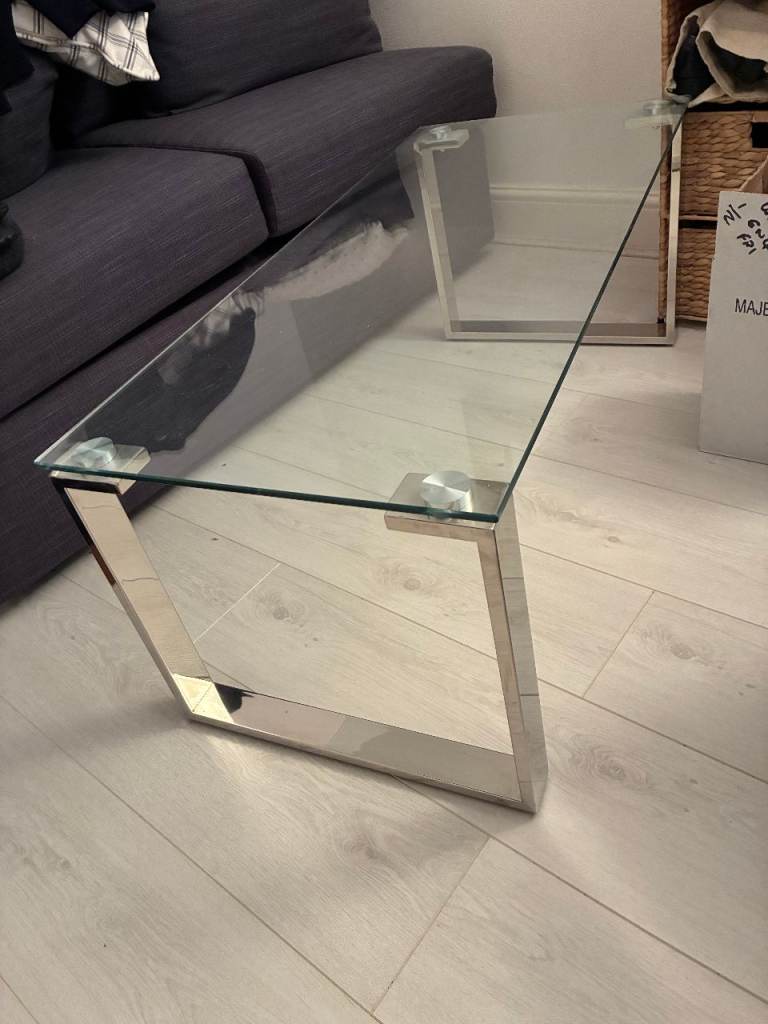 Modern Glass Rectangular Coffee Table