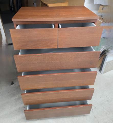 malm 6 drawer dresser brown Mainstays Kids 6 Drawer Dresser, Warm Walnut