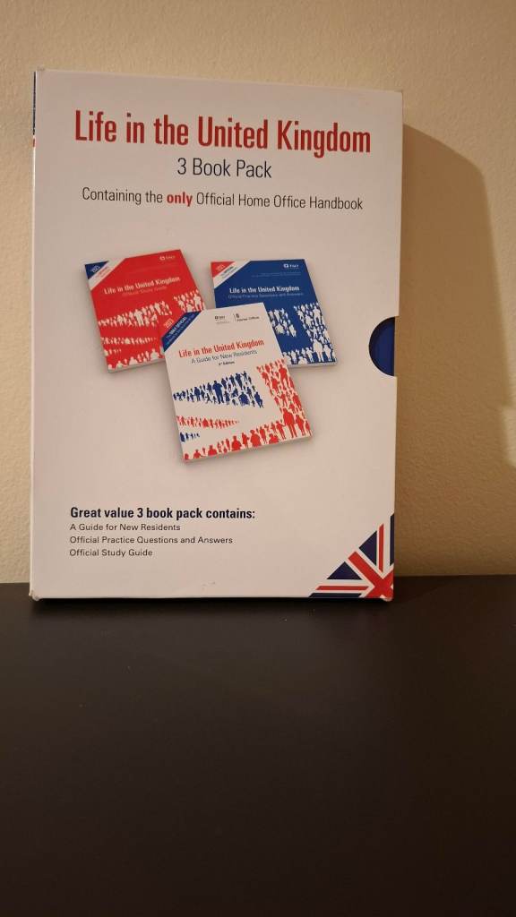 Life in the UK test and study books. 