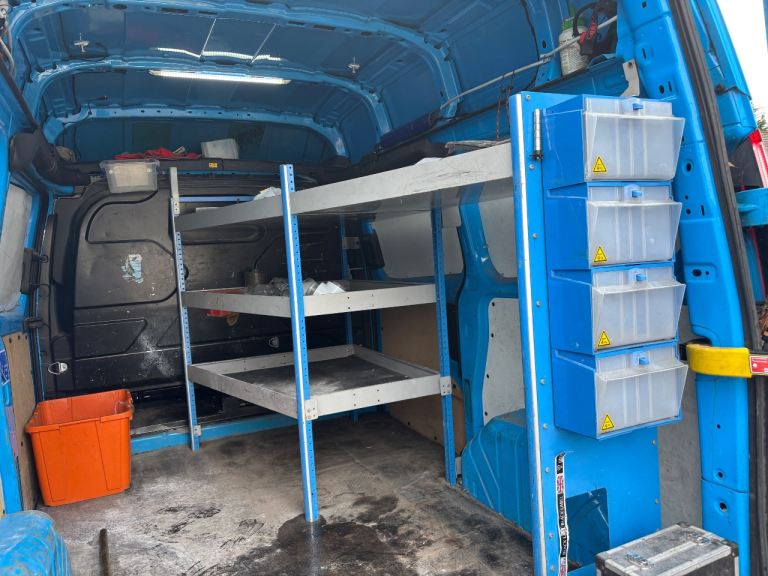 Ford Transit custom van racking 