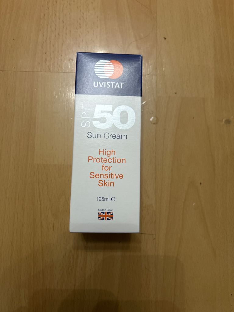 Uvistat spf50 sun cream -DISCOUNT on mutli buy
