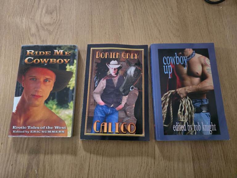 3x Gay Erotic Fiction Books