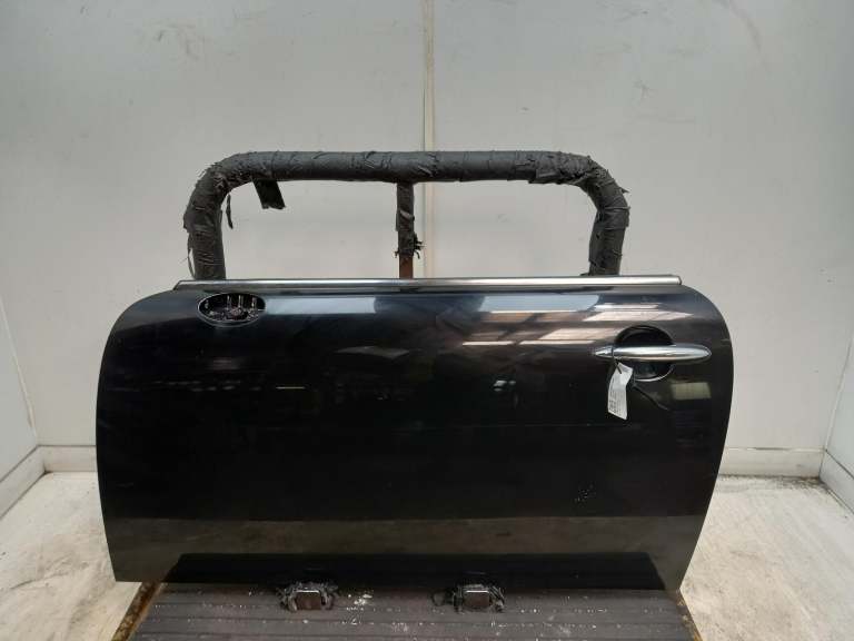 Mini (Bmw) Mini Left Front Door N/S 2006-2015 Black 2 Door Convertible 410096287