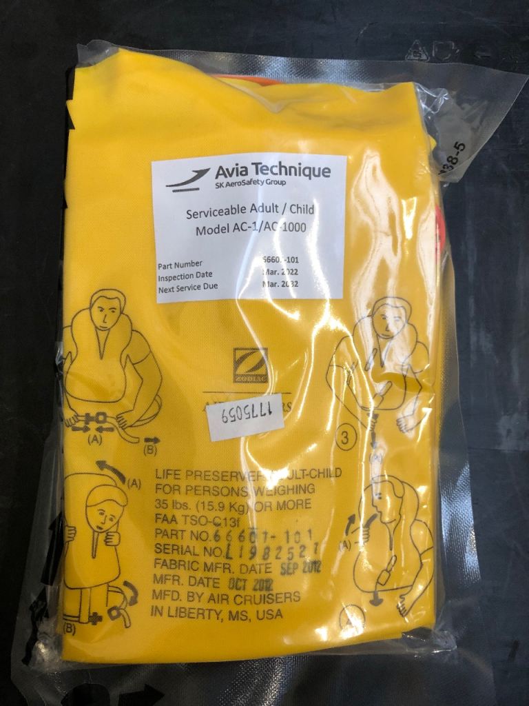 50+ Avia Technique Adult Inflatable life jacket