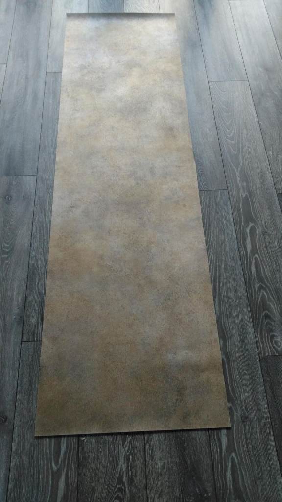 Luminor concrete bronze metallic stone effect sheet vinyl flooring lino 200cm x 57cm