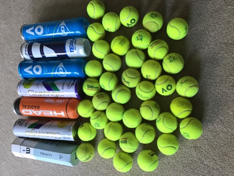 20 CANNED QUALITY TENNIS BALLS- POST OR COLLECT SURREY