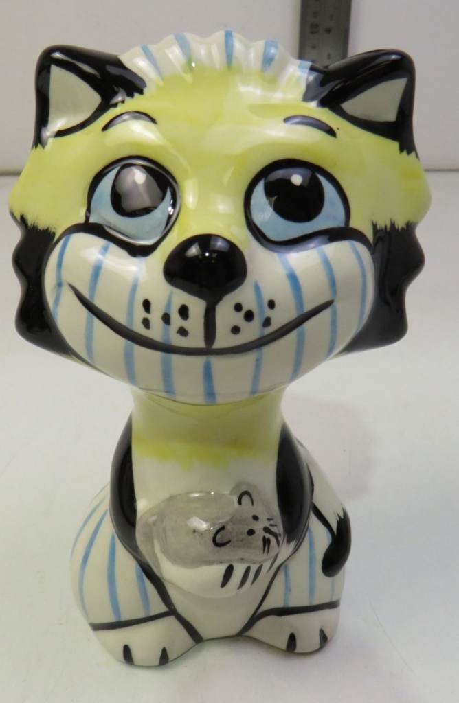 Lorna Bailey Cat 'Got Ya' Figurine - Rare - Mint Condition 