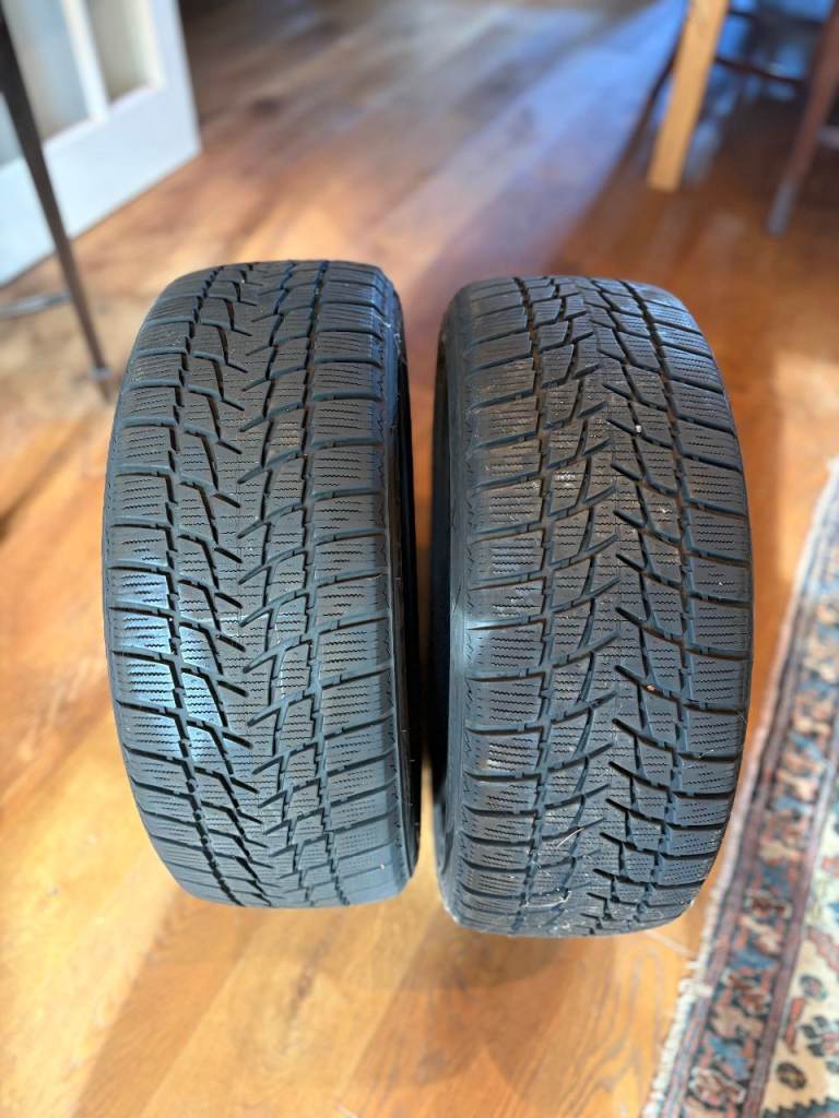 TWO WINTER TYRES hardly used. Radar Alpine 195/55/R16