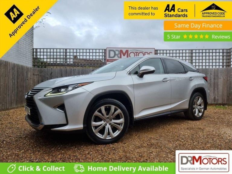 2017 Lexus RX 3.5 450h V6 Luxury SUV 5dr Petrol Hybrid CVT 4WD Euro 6 (s/s) (313