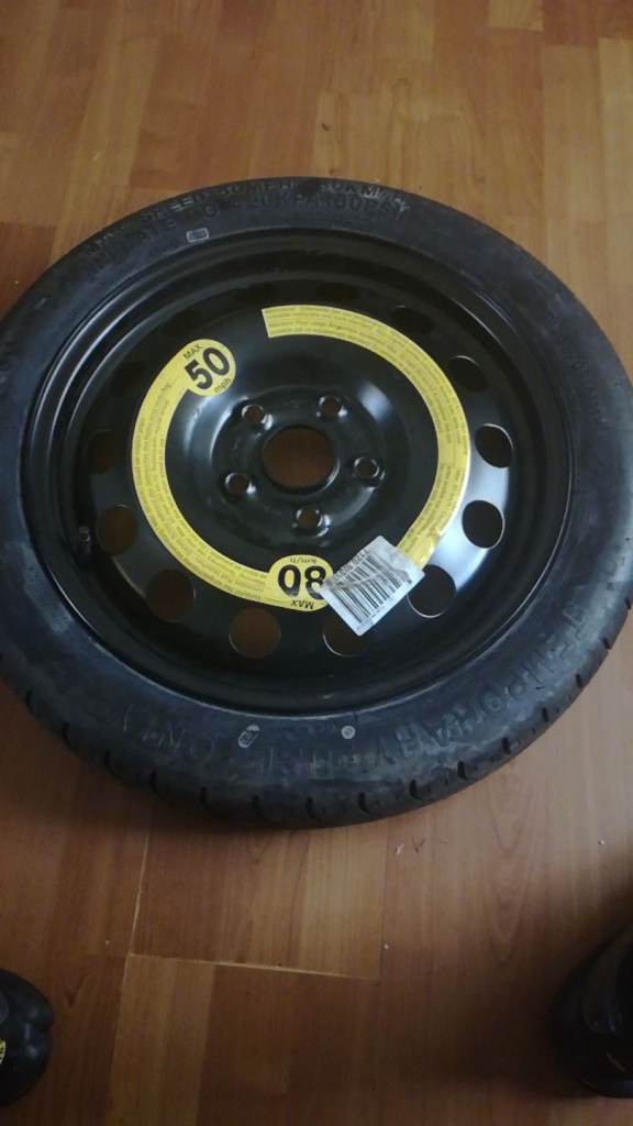 16" VW GOLF MK5 MK6 AUDI A3 SKODA 4160068 SPACE SAVER WHEEL
