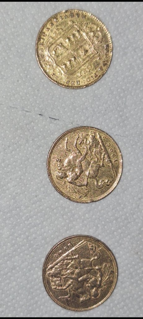 Full Sovereign coins x 3 available 