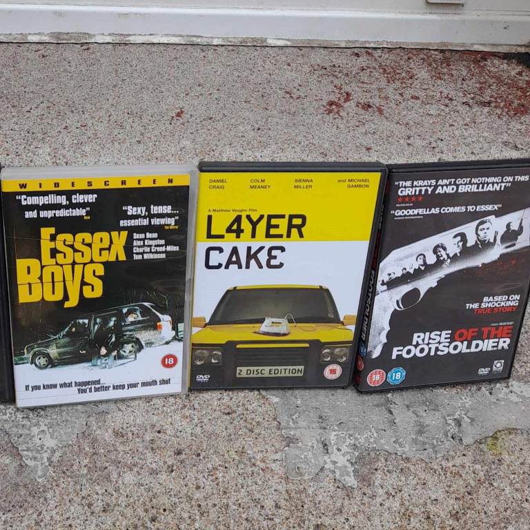 British Gangster DVD Movies x3