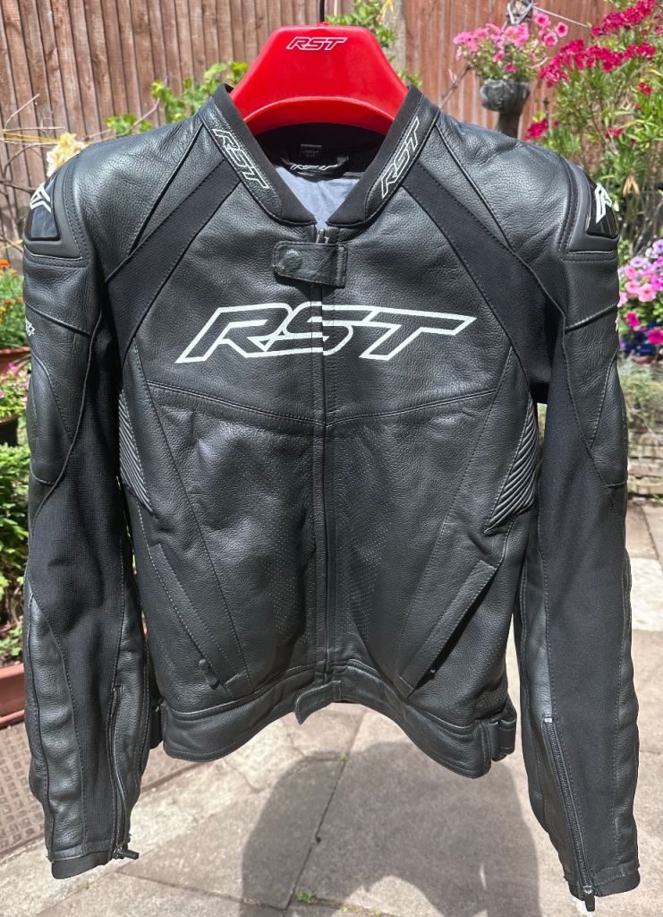 RST Tractech Evo 5 CE Leather Jacket Black