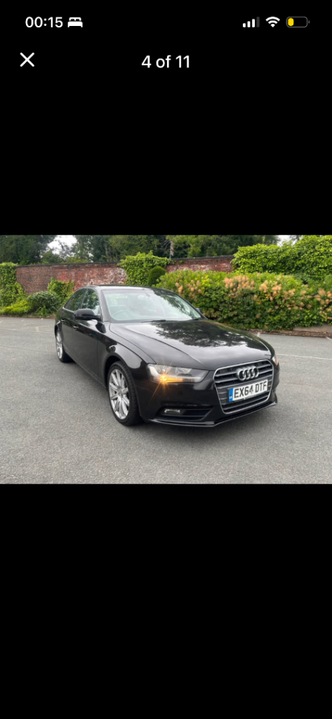 Audi, A4, Saloon, 2014, Semi-Auto, 1968 (cc), 4 doors
