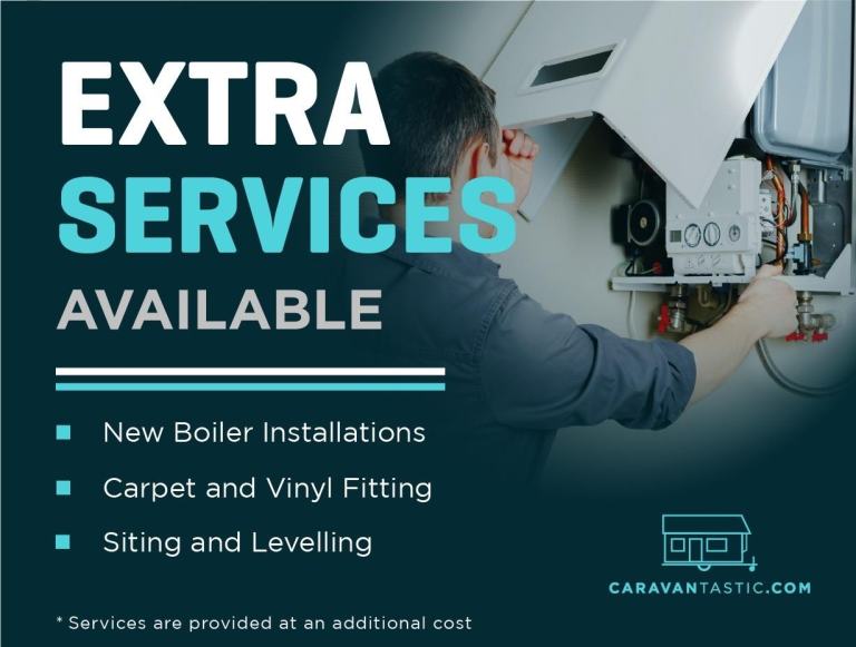 3 Bed ABI Static Caravan DG, CH, New Carpets - Offsite Sale / Self Build / Farms