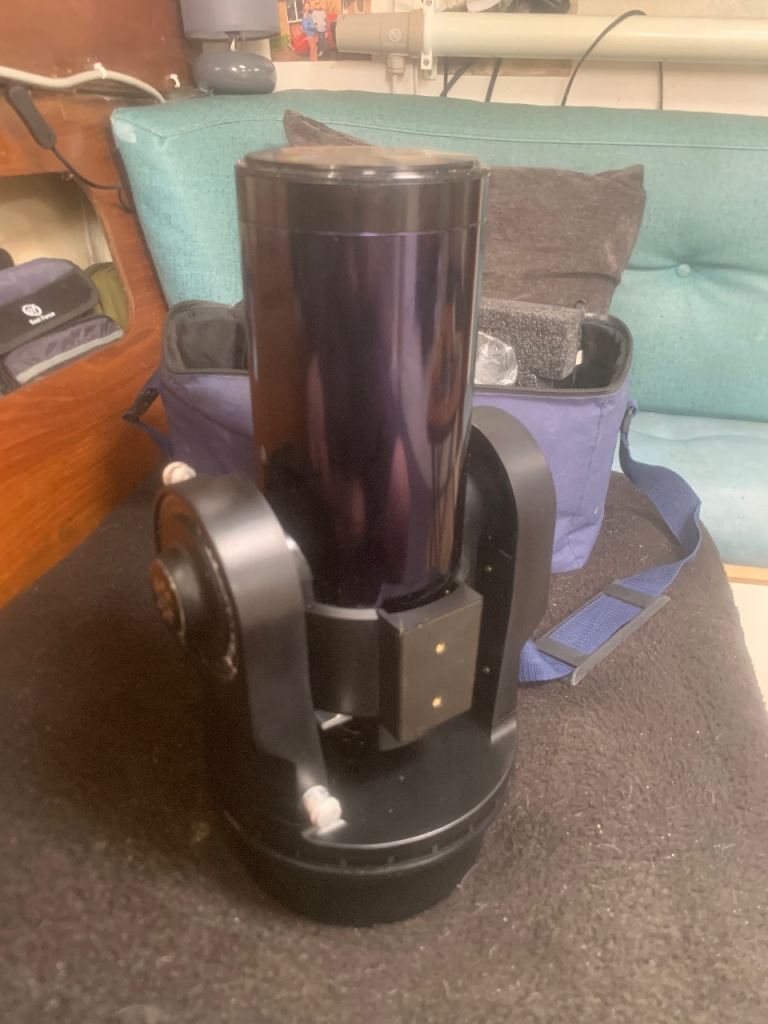 MEADE ETX 90 backpack telescope & 35mm SLR adapter plate 