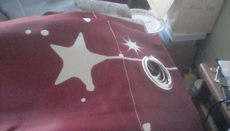Designed curtains Christmas