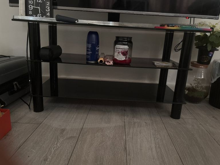Black three tier stand 