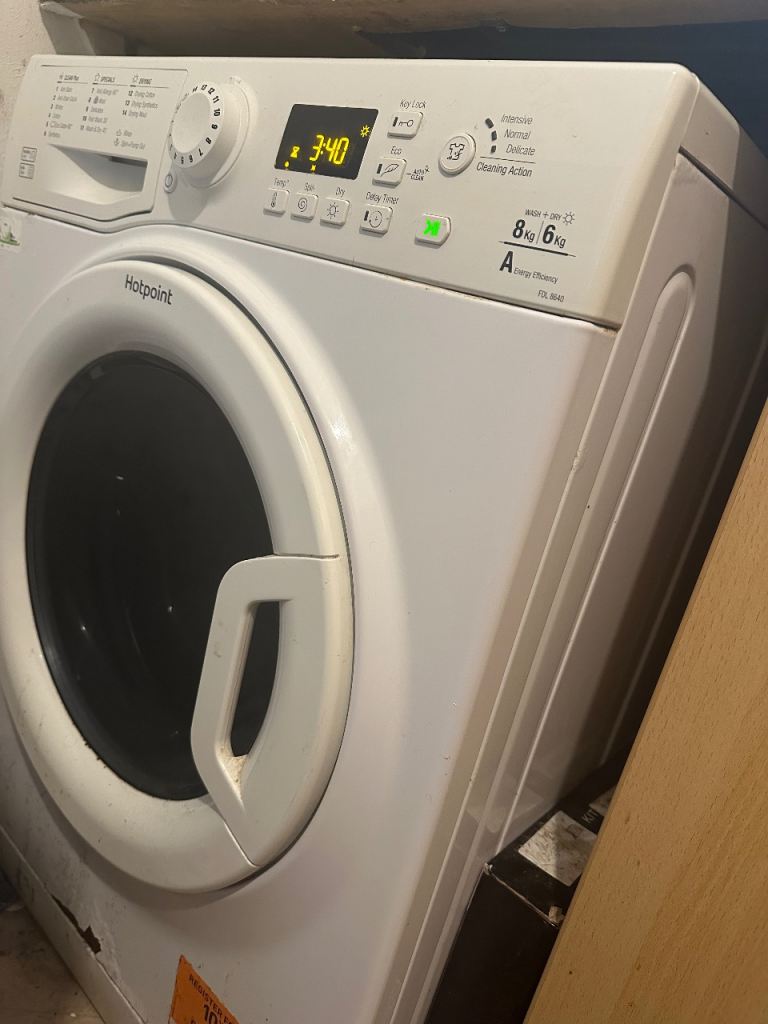 Hotpoint Washer Dryer – Excellent Condition – Barely Used!