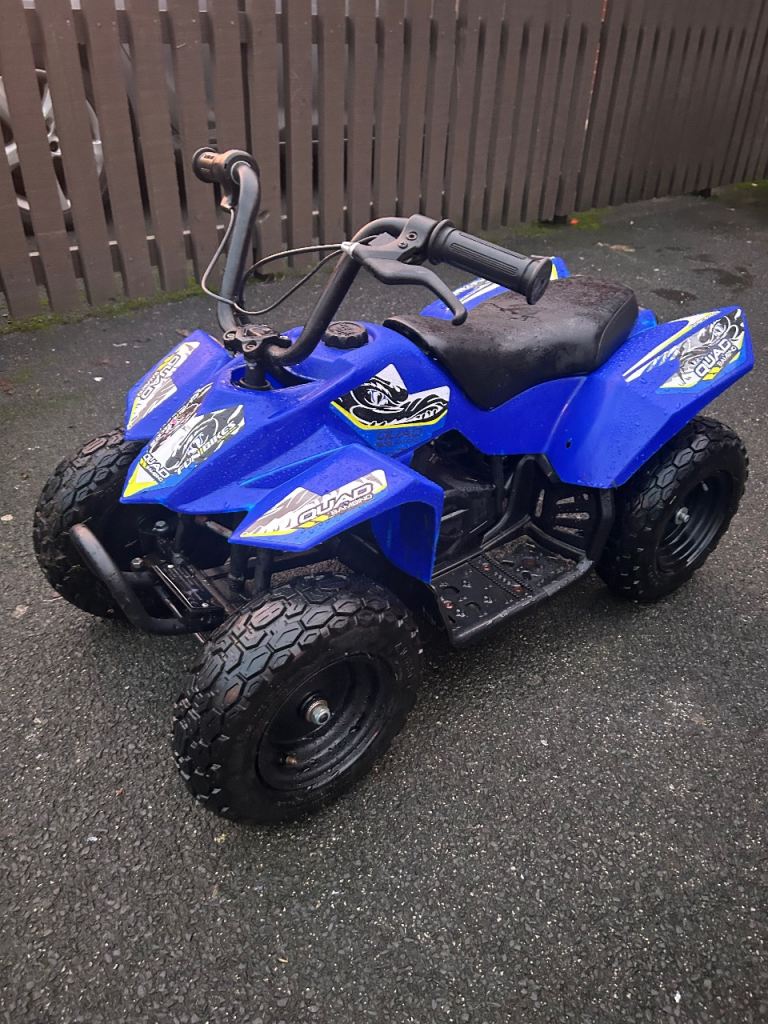 quad bambino 24 volt 8mph, new battery’s fitted 