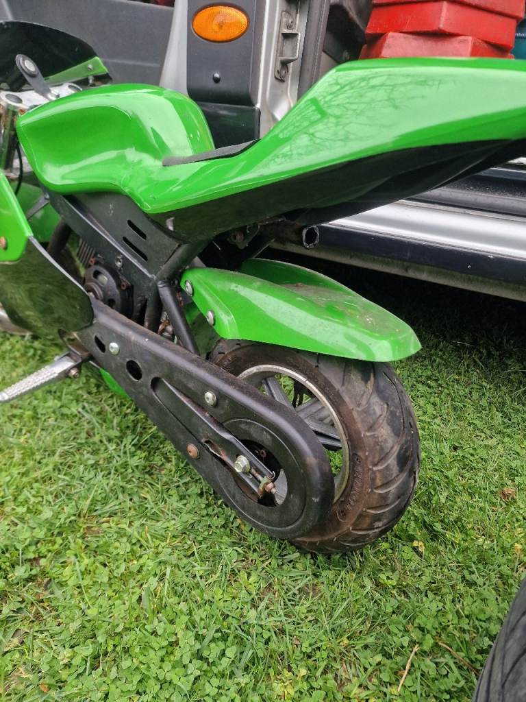 Green mini motor pocket rocked 