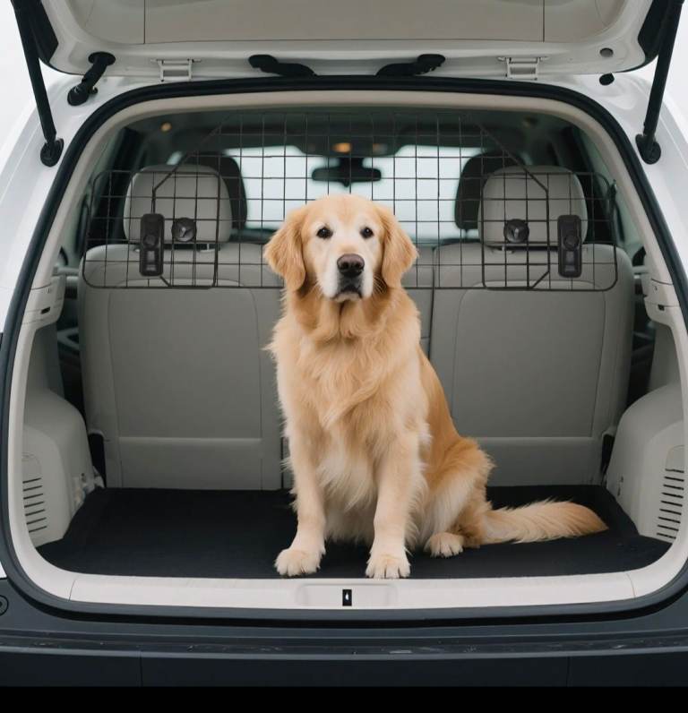 Pawhut dog guard for car boots