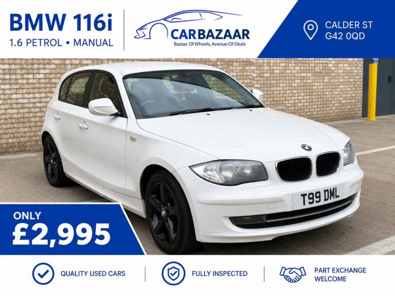 2011 BMW 1 Series 116i [2.0] Sport 5dr HATCHBACK Petrol Manual
