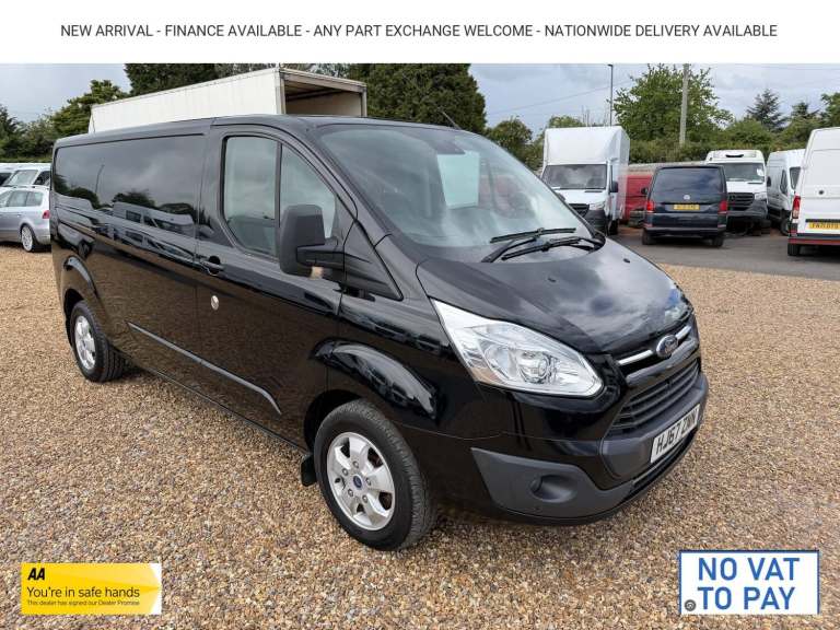 2017 Ford Transit Custom 2.0 TDCi 130ps Low Roof Limited Van PANEL VAN DIESEL Manual