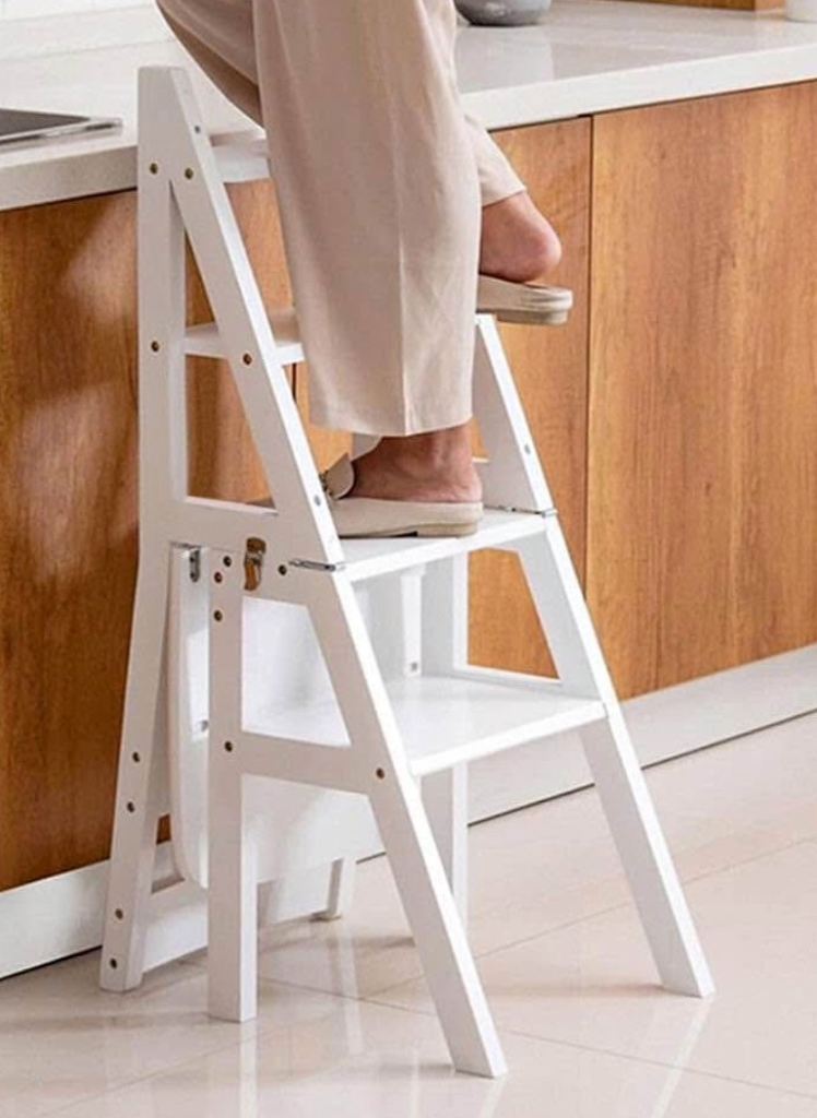 Step ladder chair. Library steps. 