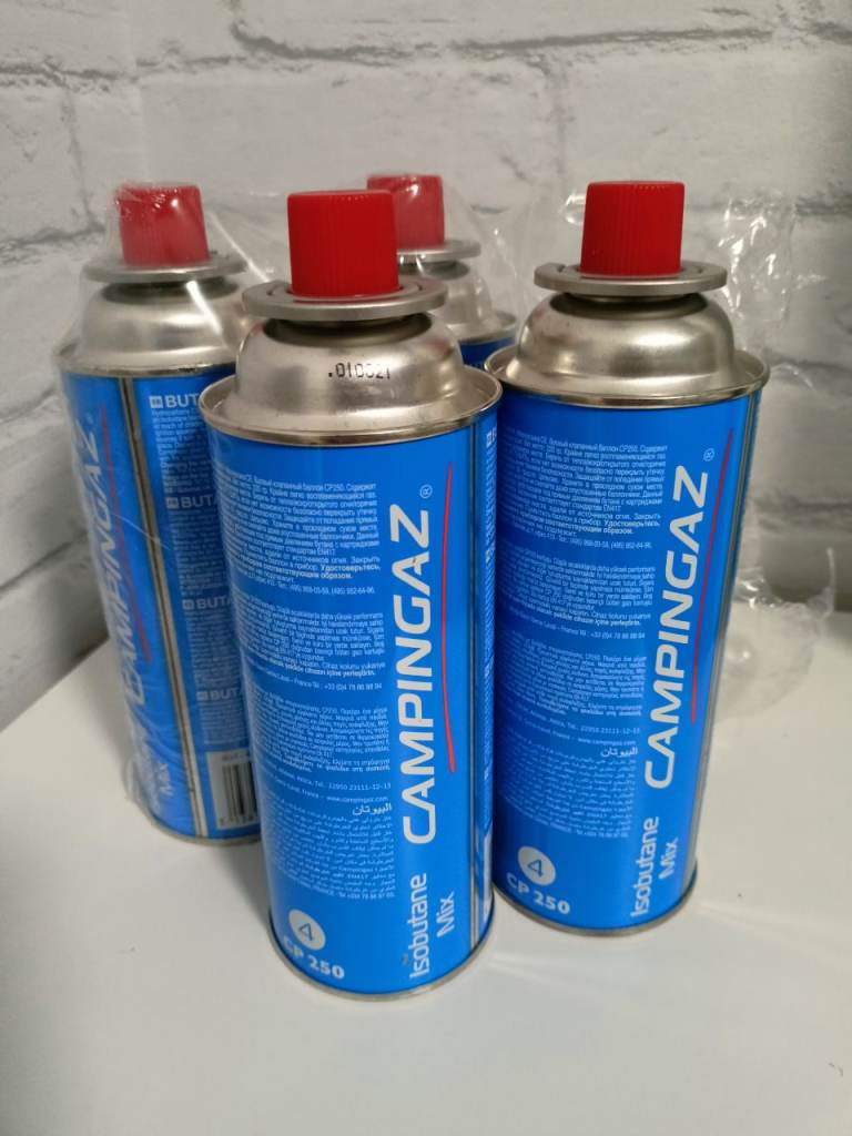 Campingaz CP 250 Butane/Isobutane Mix Gas Cartridges (4 Pack)