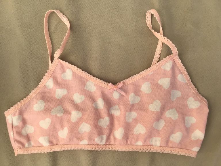 ‘Nutmeg’ Children’s Cropped Pink Vest Top, Ages 6-7 Years