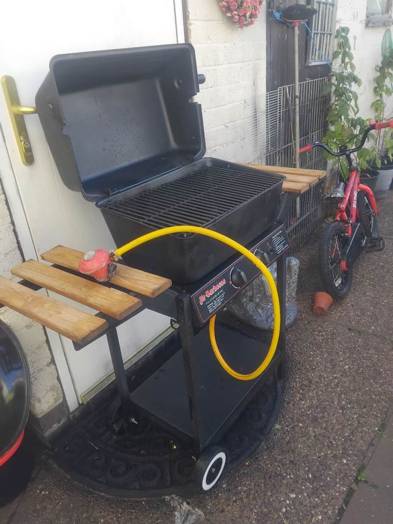 Outback Gas BBQ with Side Tables – Good Condition