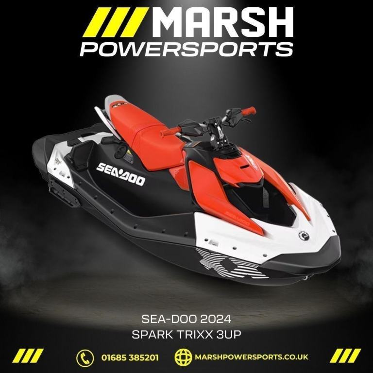 Sea-Doo Spark Trixx 3Up 2024 - Sea-Doo Main Dealer - NOW REDUCED! ONE LEFT!