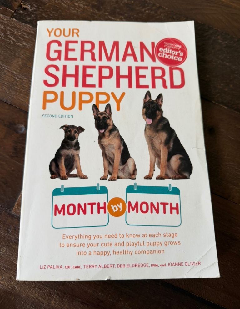 Your German Shepherd Puppy Month by Month Book