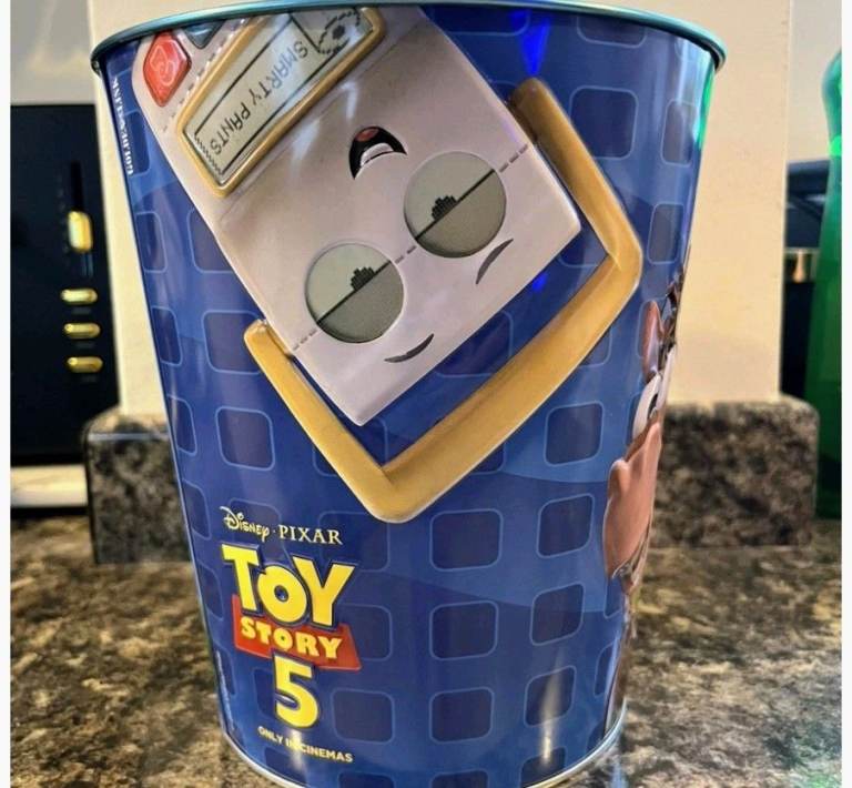 Toy Story 5 Metal Popcorn Bucket / Container