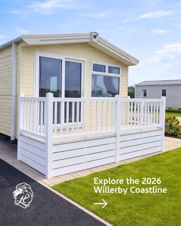 SITED STATIC CARAVAN FOR SALE BY THE COAST