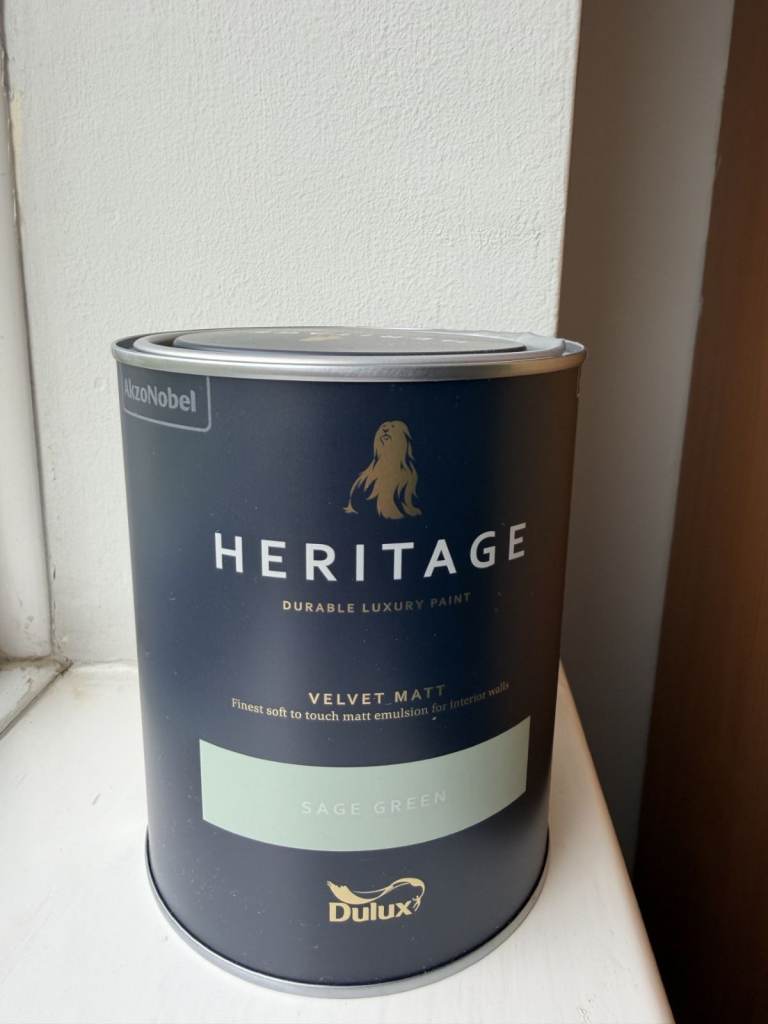Dulux Heritage Sage Green 1L - Velvet Matt Emulsion