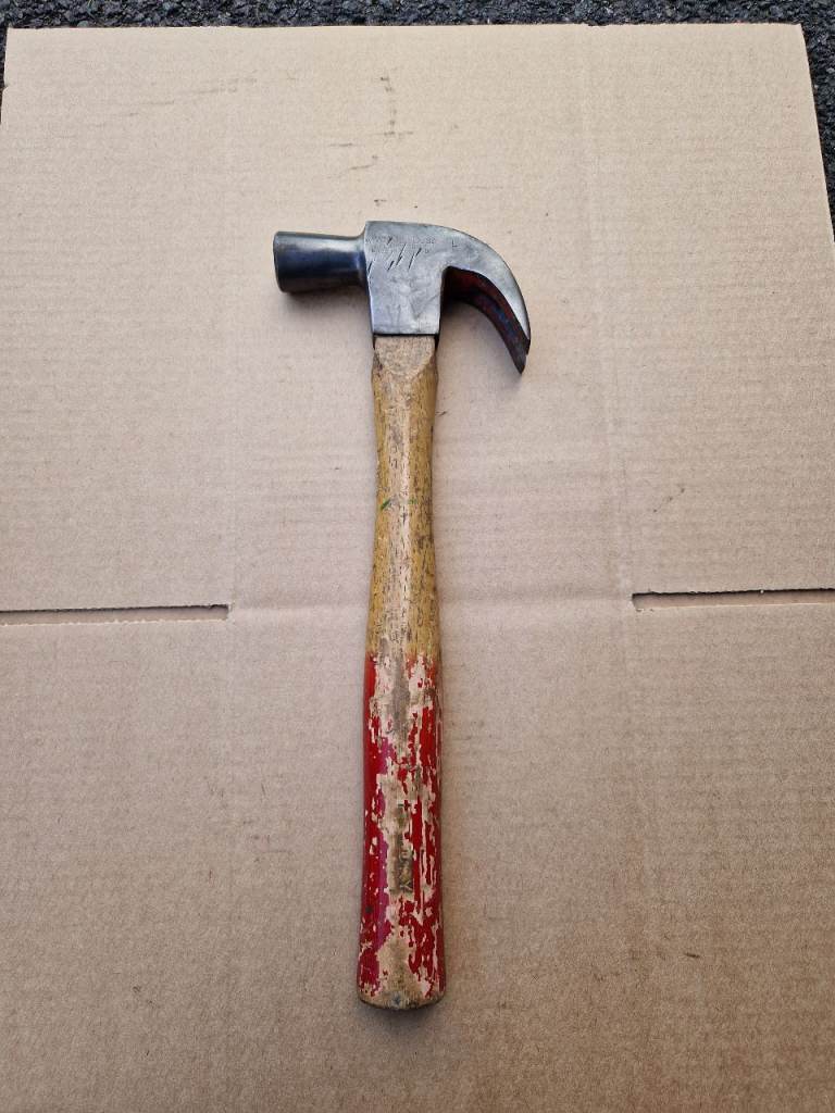 Vintage Whitehouse Atlas Forge NW 64-16oz Joiners Carpenters Claw Hammer